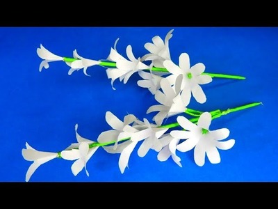 How to make a Roses Branch Easy to make. Crafts Paper flowers