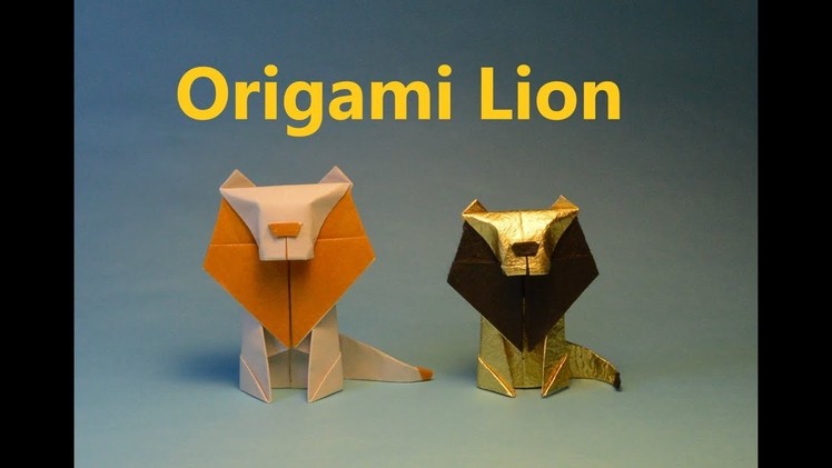 How to make an easy Origami Lion