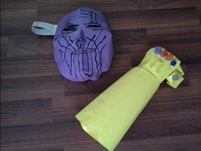 How to make an easy paper thanos mask.