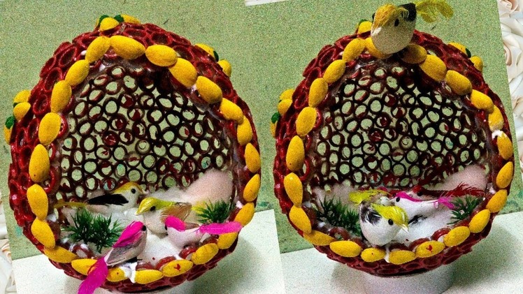 How to make Bird Nest.  Kuruvi Koodu.Wedding Gift for Showpiece. Mithu Fashions