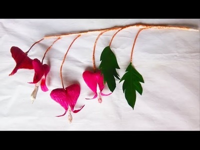 How to make Bleeding heart flower (Dicentra flower) from paper | Paper Flowers Pro Diy