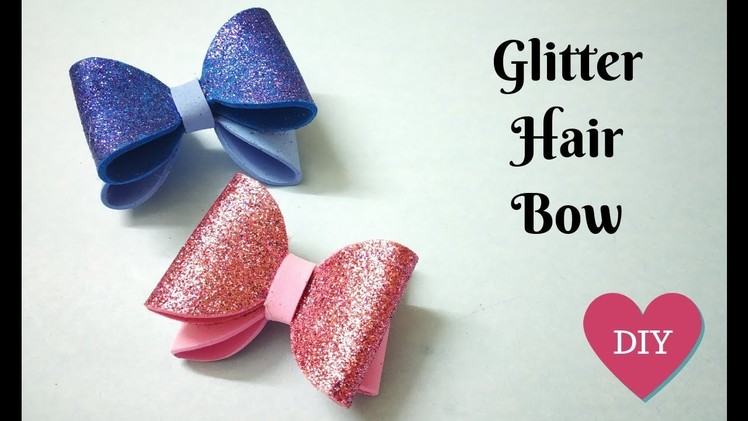 How to make Decorative Foam Bow | Hair Bow | DIY Crafts