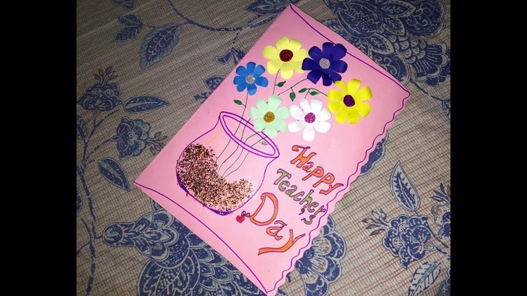 How to make Easy and simple Teacher's Day Card at home||Happy Teacher's Day||