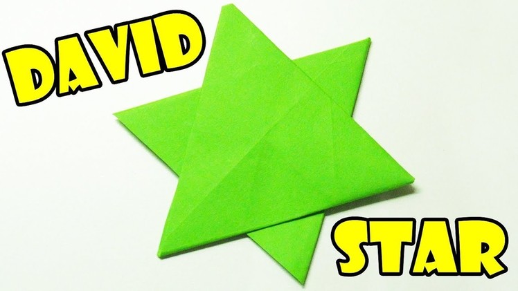 How to make EASY ORIGAMI STAR | ORIGAMI DAVID STAR