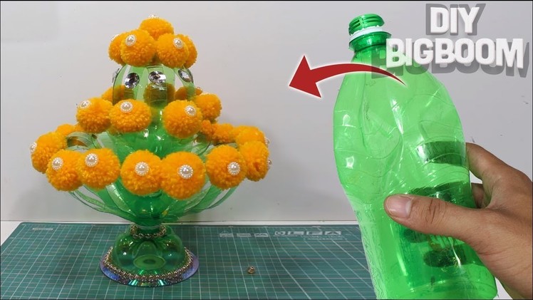 How to make flower pot using plastic bottle || DBB