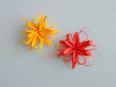 How To Make Lycoris Radiata Paper Flower | DIY Paper Flower