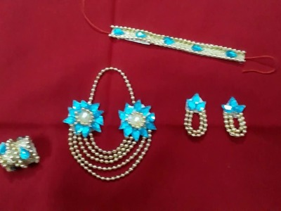How to make necklace , earrings, kangan and kamarbandh for bal gopal