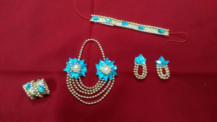How to make necklace , earrings, kangan and kamarbandh for bal gopal