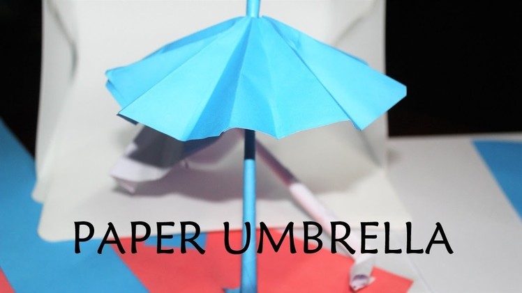 How To Make Origami Umbrella That Open And Closes  | Easy Step by Step For Kids