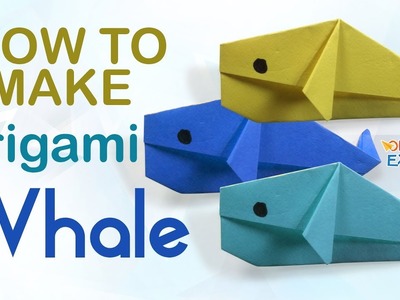 How to Make Origami Whale Easy Instruction | Easy Origami Whale Tutorial