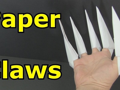 How to make Paper Claws In So Easy Way