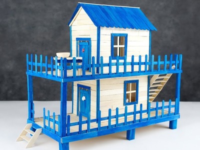 How to Make Popsicle Stick House for Hamster