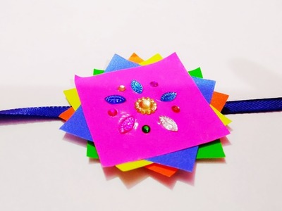 How to Make rakhi at home | Rakhi designs | Raksha bandhan | Rakhi crafts ideas | Easy paper rakhi