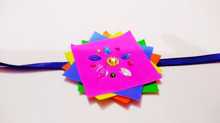 How to Make rakhi at home | Rakhi designs | Raksha bandhan | Rakhi crafts ideas | Easy paper rakhi