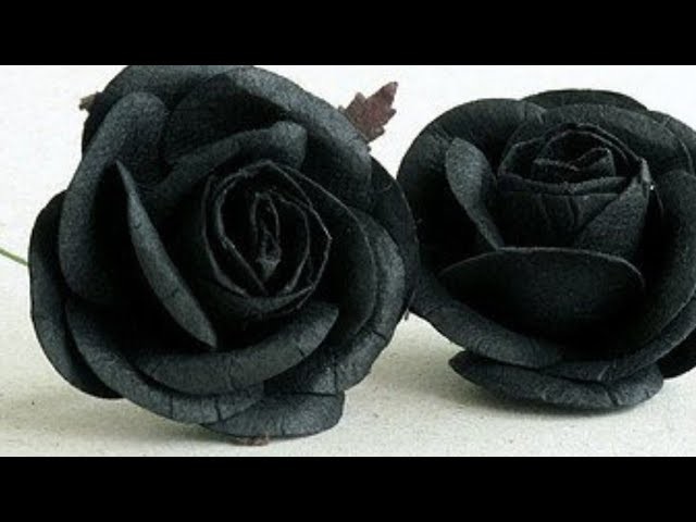 HOW TO MAKE ROSE BY THE HELP OF PAPER