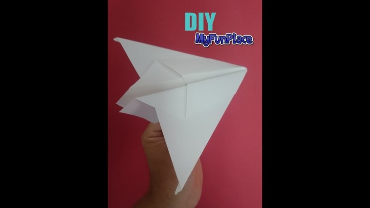 How To Make Silent Thunder Paper Airplane - Easy