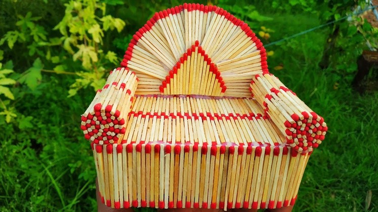 How to make singhasan for god । ganesh sinhasan। Matchstick singhasan।matchstick art.