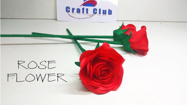How to Make Small Rose Paper Flowers | linascraftclub