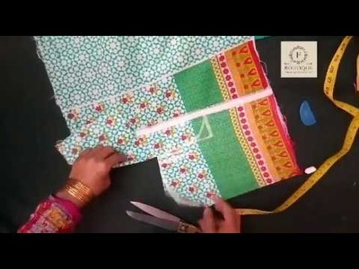 How to make top frock up down frock tale frock stylish top frock cutting and stitching full tutorial