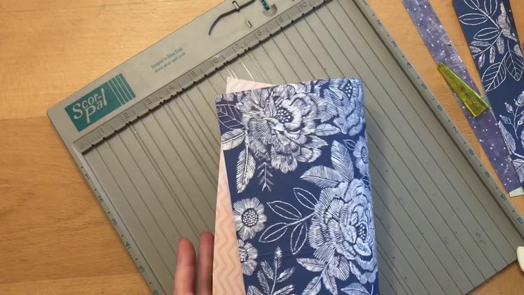 Making a pocket folder from a 12x12” sheet of paper