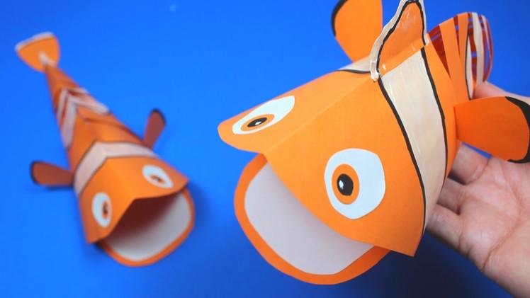 Moving Paper Fish Nemo | Paper Crafts for Kids