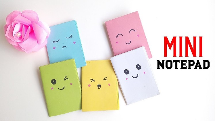 One Sheet Mini Notepad For Kids | Mini Paper Book DIY - Easy Paper Crafts