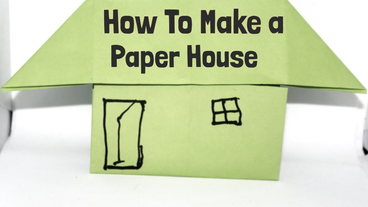 Origami House | How To Make an Origami Paper House Easy