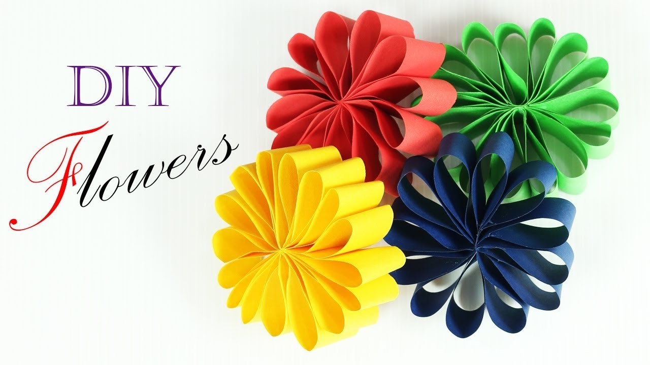 Origami Paper Flower How To Make Paper Flowers Paper Crafts Paper Girl