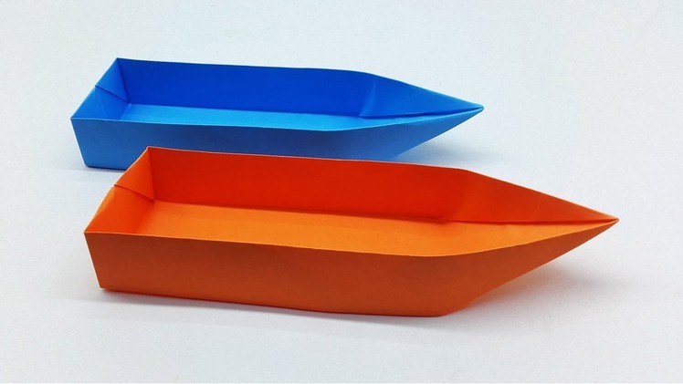 Paper Boat Making Tutorial That Floats | Origami Boat Easy Instruction For Kids