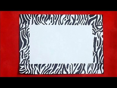 Paper border| paper border designs diy project| assignment front page design for school project work