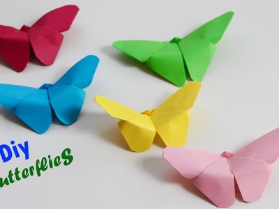 Paper Butterflies || How To Make Paper Butterflies || Origami Paper Butterfly | Paper Girl