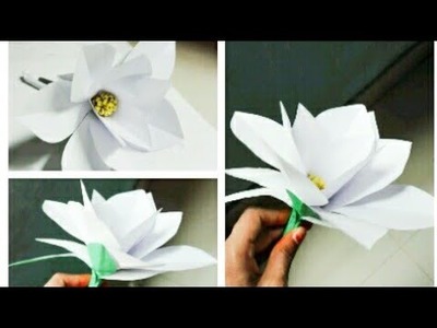 Paper Flower Making. কাগজের ফুল