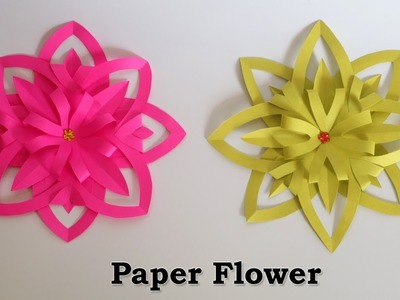 Paper Flowers | Easy Paper Crafts | Flower Making with Paper