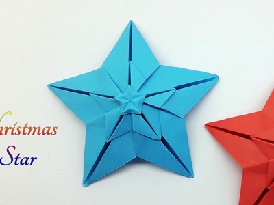 Paper Star Making for Christmas Decoration - Christmas Origami Star