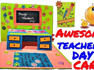Teacher's Day Card Ideas|How to make a handmade Awesome cards for Teacher's Day|
