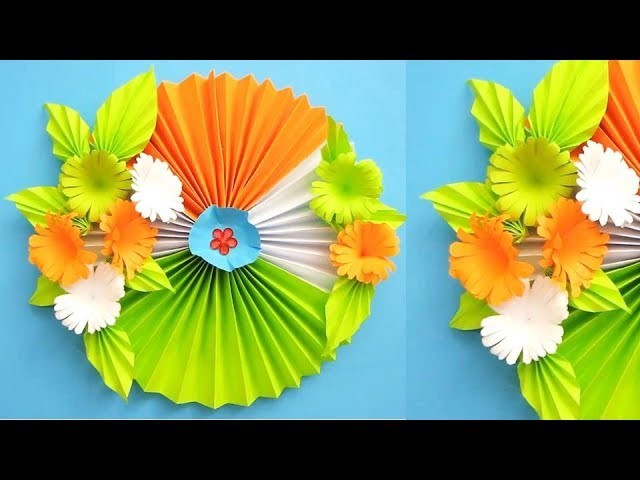 Wall Decoration Ideas | Beautiful Wall Hanging Making at Home | Paper Flower Wall Hanging 35