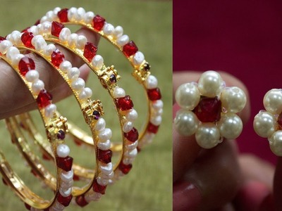 5 Pearl Accessories DIY | Earrings | Bangles | Necklace | Veni | Vanki