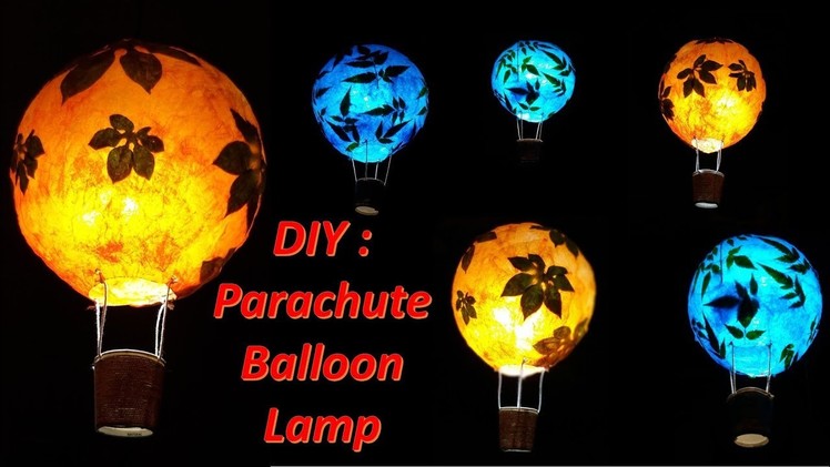 Art Attack | DIY-How to make Parachute Balloon Lamp Shade.