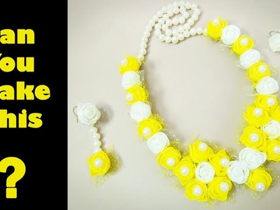 Can You Make Necklace Like This ? | DIY Flower Necklace | Crafts Junction