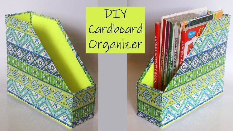 Cardboard Crafts | DIY Desk Organizer | Recycled Crafts Ideas