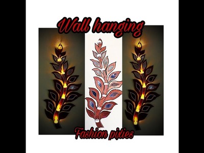 DIY Diwali decoration.DIY wall hanging craft idea.Diy unique wall decor.fashion pixies