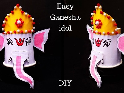 DIY Ganesha idol | Easy school project ideas | Best out of waste