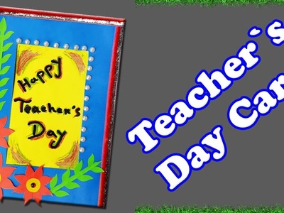 DIY Greeting Card.DIY Teacher's Day card.Handmade Teachers day card decoration ideas