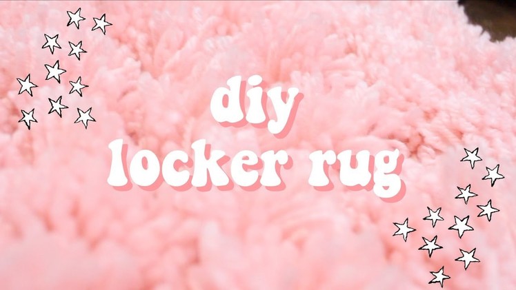 Diy locker mat | back to school decor | Jessica Domingues