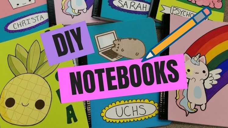 DIY Notebooks for Back to School!