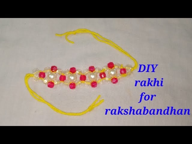 DIY rakhi for rakshabandhan easy and beautiful