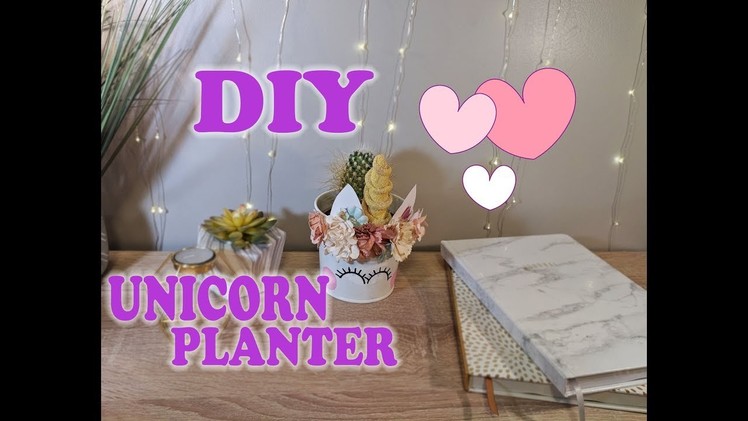 DIY Unicorn Planters!!    .    Cute Unicorn Decor   .   Easy DIY Party Crafts!