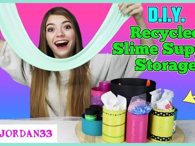 Easy DIY Recycled Slime Supply Storage For Slime Suite. JustJordan33