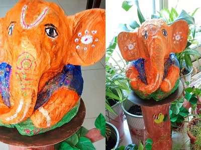 Eco-friendly ganapati making. How to make ganesha with paper.#ganesha.#ganapati.Ecofriendlyganesha