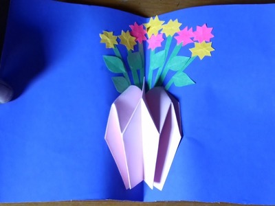 Flower Vase in Card - DIY Flower Vase Card